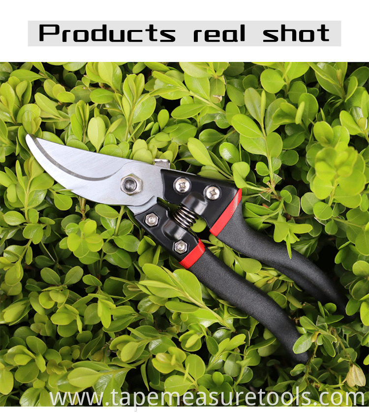 Professional garden tools SK5 blade black handle Pruning Shear Branch Shears pruning scissors trimming scissors